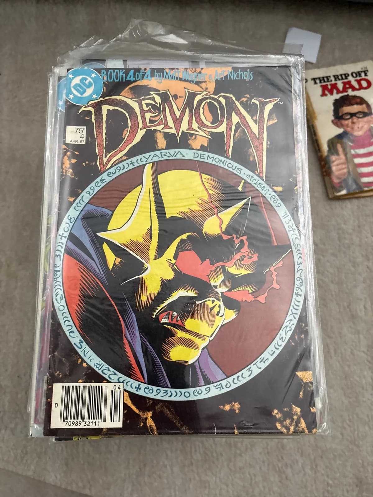 DC Demon Vol. 2 #4 Classic Etrigan Cover VG