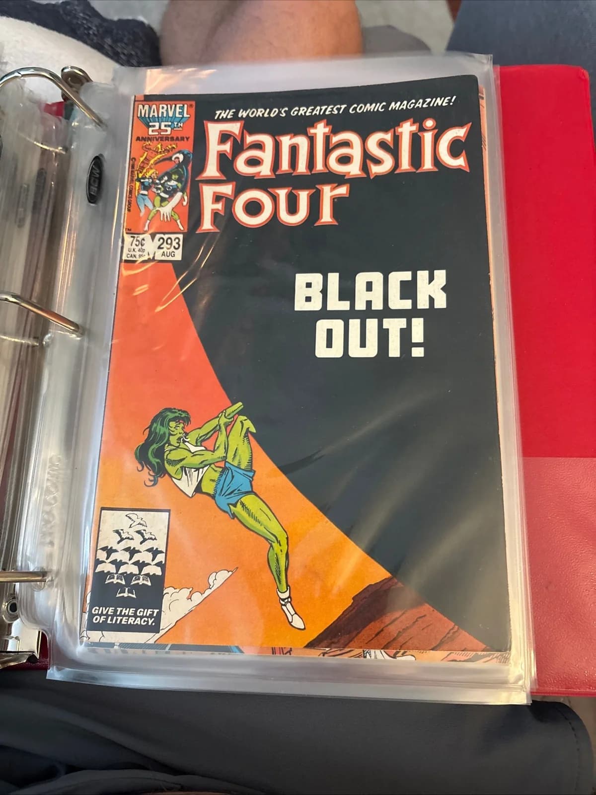 Marvel Fantastic Four Vol. 1 #293 "Black Out!" Comic, FN Condition
