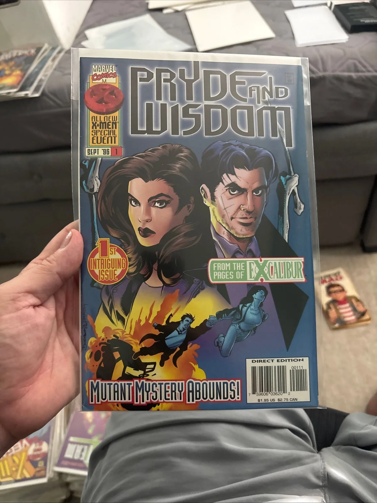 Pryde and Wisdom #1 Marvel 1996 Direct Edition Very Good Collectible