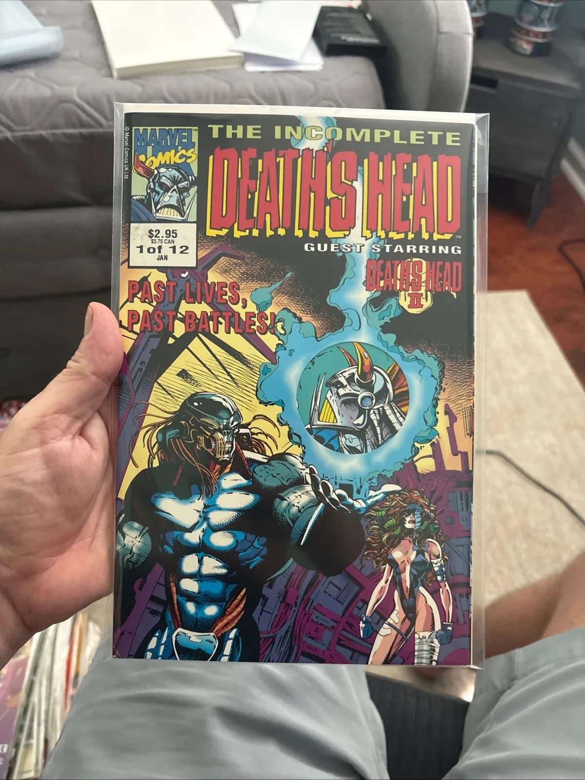 The Incomplete Death's TEST Head #1 Marvel 1992 Classic Very Good Comic