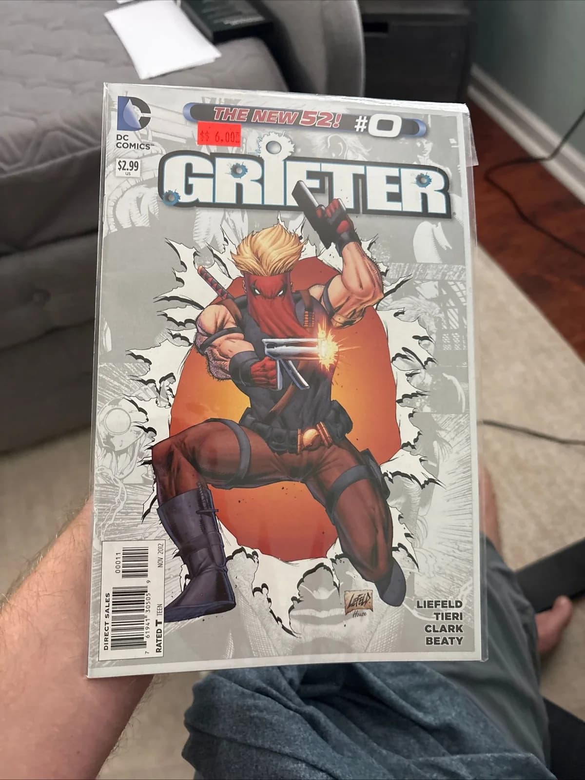 DC Grifter Vol. 2 #0 2012 Collectible FN/VF