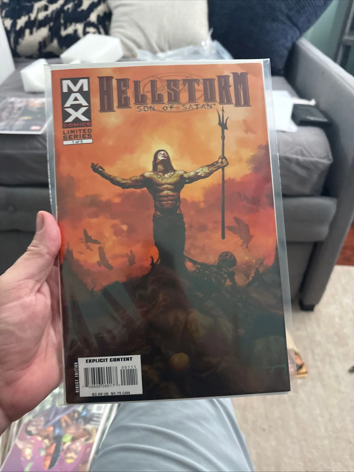 Hellstorm Son of Satan #1 Marvel Limited Series Very Good Collectible Comic